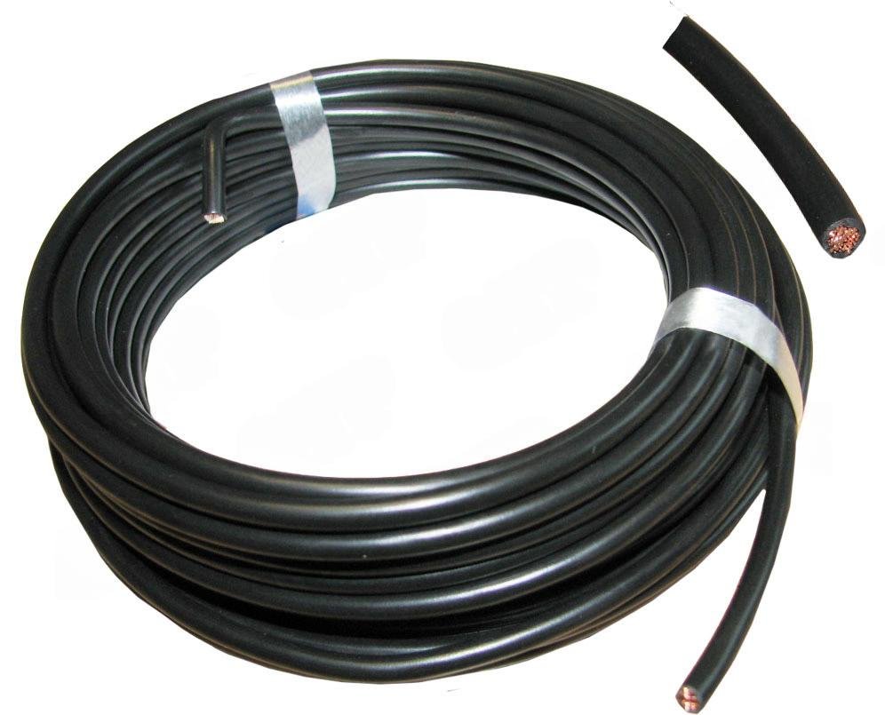 K�rnkabel Enkel 4,5mm (10m rulle) Svart