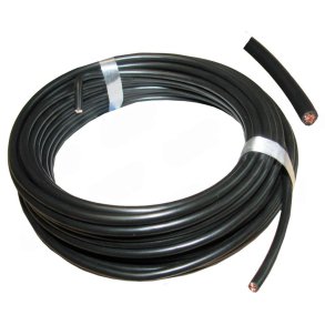 Ledning Enkel 4,5mm (10m rulle) Sort
