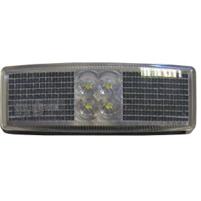 Side Marker Lampe Hvid m/ Stik