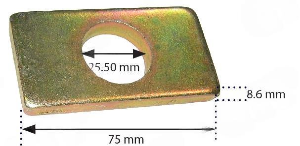 Gaffelplade John Deere 76 77 7810 Bund