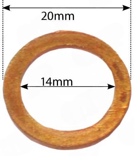 Servostyring Banjobolt T�tningsskive