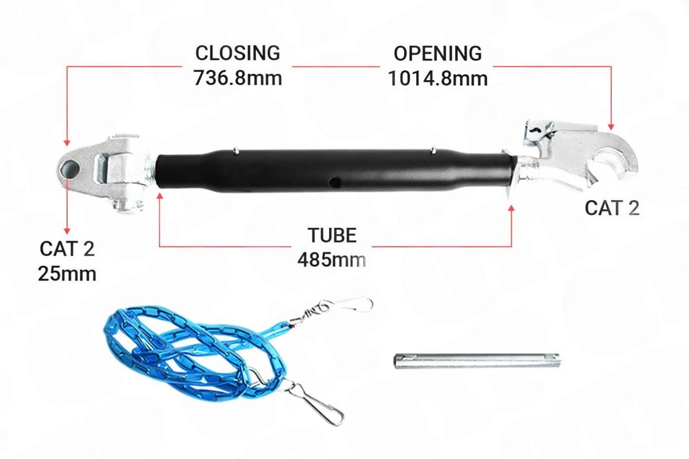 Topled Knogle Kat 2 / 2 Krog 485mm Heavy Duty | S13994 | KH22485