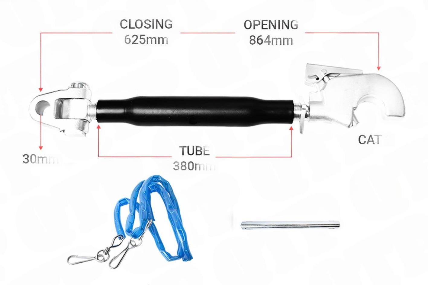 Topled Knogle 30mm / 3 Krog 380mm Heavy Duty | KH303380 | S1596
