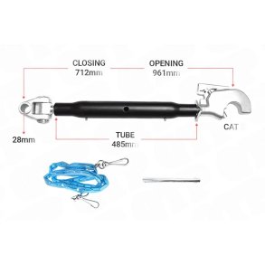 Topled Knogle 28mm / 3 Krog 485mm Heavy Duty | KH283485 | S13998