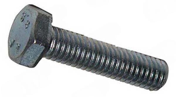 Bult M6 x 25 Metrisk Grov Zink & Gul