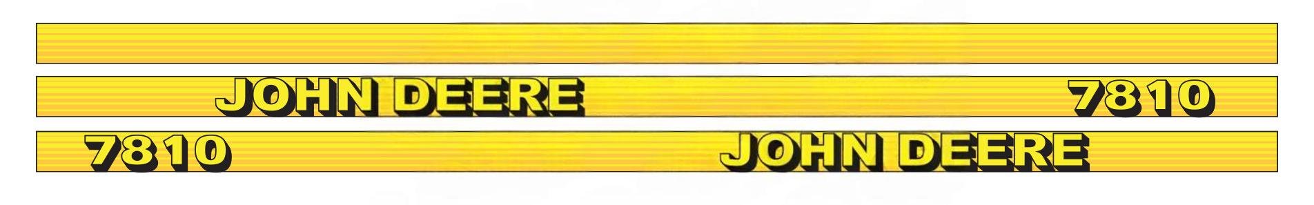Dekal John Deere 7810