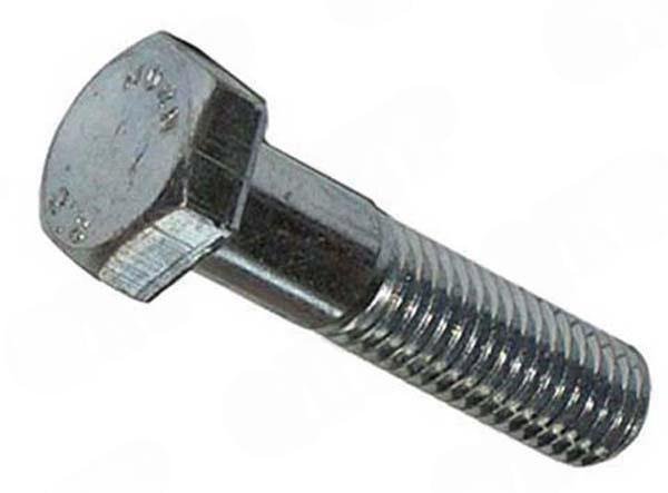 Bult M12 x 50 HT Grov Zink & Gul