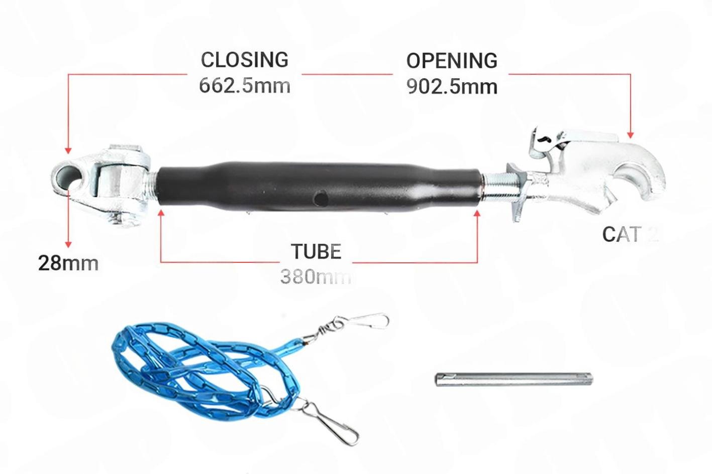 Topled 28mm / 2 Krog 380mm Heavy Duty | KH282380 | S13995