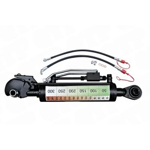 Hydraulisk topstang kuglekrog Cat 2 Cat 2 Min l�ngde 595mm Max l�ngde 815mm Stempelslag 220mm Cylinder