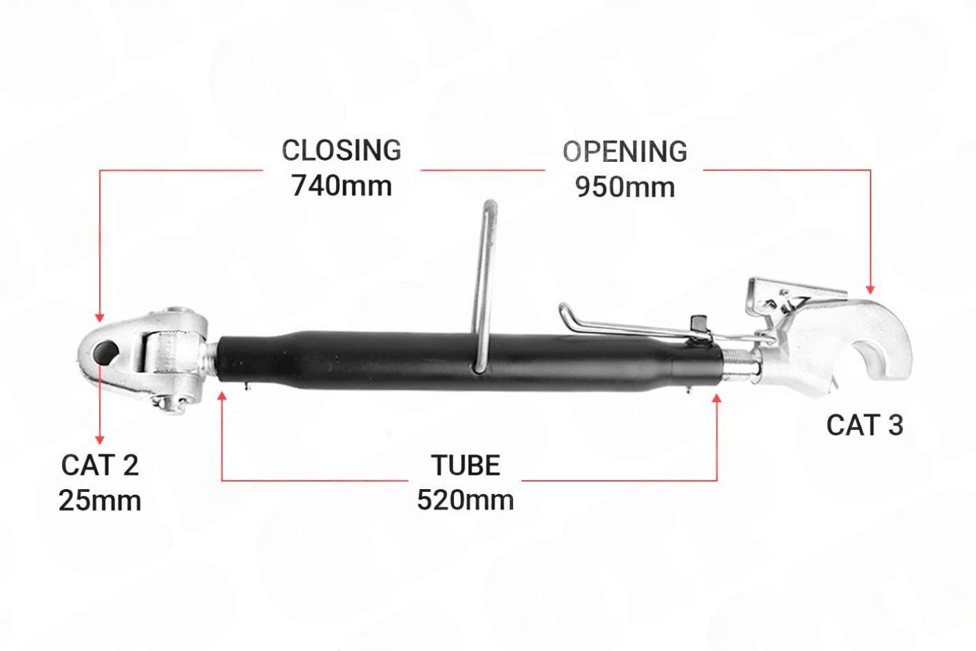 Topled Krog Kat 2 / 3 Krog 520mm Heavy Duty | Fjederl�s | S29793 | KH23520
